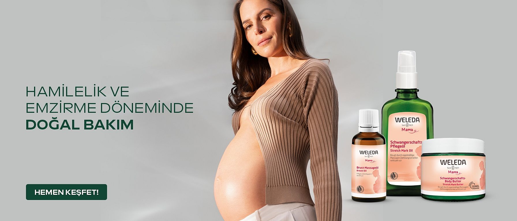 weleda doğal hamile ve emziren anne bakım ürünleri